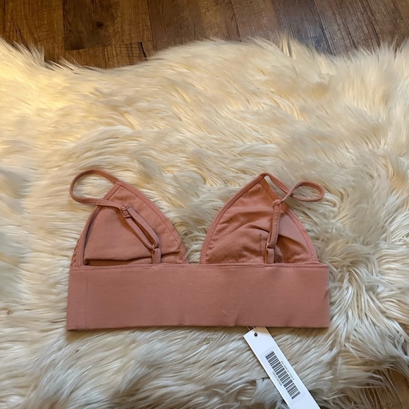 JONATHAN SIMKHAI Juliette Waffle Bralette In Chai - Picture 4 of 5
